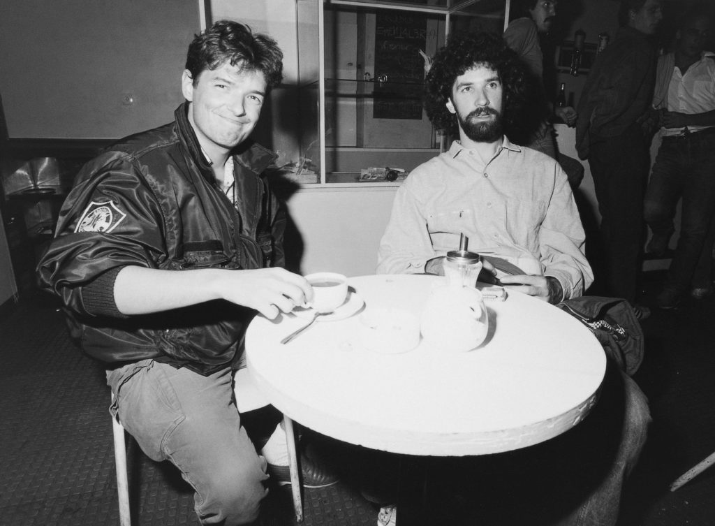 Falco und Robert Ponger beim Melange trinken